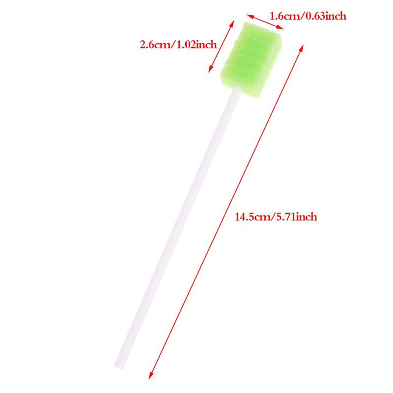 10 Pezzi Pulizia Denti Bocca Dentale Monouso Pulizia Denti Cura Orale Spugna Tampone Piccola Spugna Spazzolino