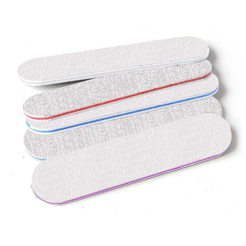 9cm Mini Double-Sided Nail File for Shaping and Polishing Acrylic Nails