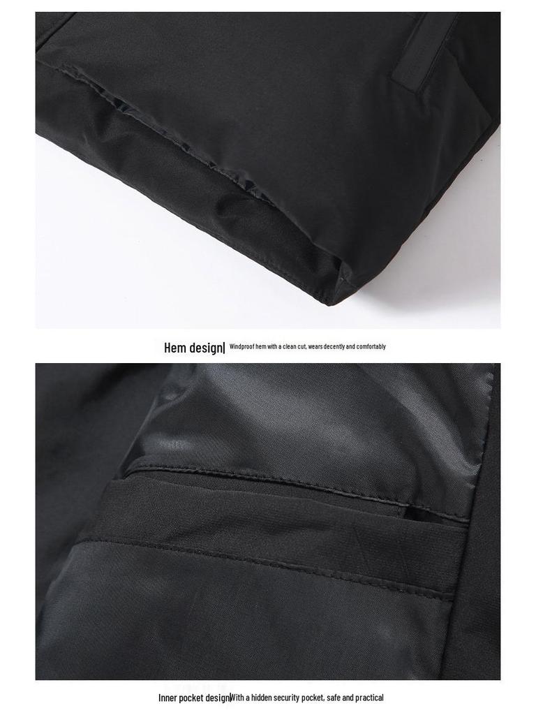 Men's European & American Style Hooded Winter Jacket