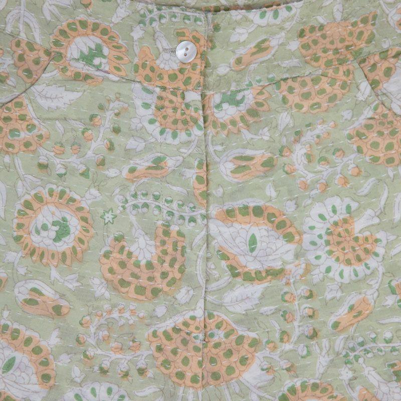 Short flavie coton à fleurs Femme ANTIK BATIK