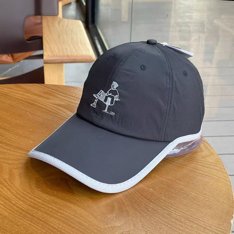Summer Women'S Quick-Drying Baseball Cap Embroidered Thin Sunshade And Sun Protection Peaked Cap Outdoor Sports Men'S Sun Hat