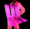High-Visibility Pink PVC Reflective Lattice Safety Vest with Waterproof Reflective Strips