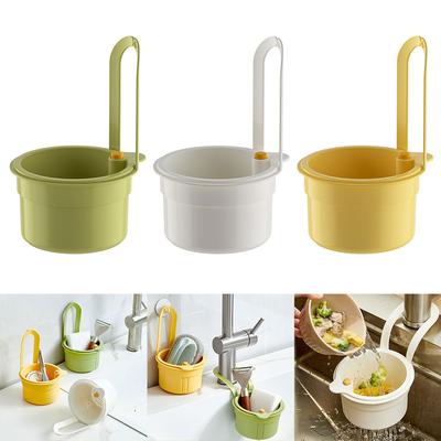 Sink Strainer Basket Faucet Hanging Filter Basket Sink Drain Basket for Kitchen