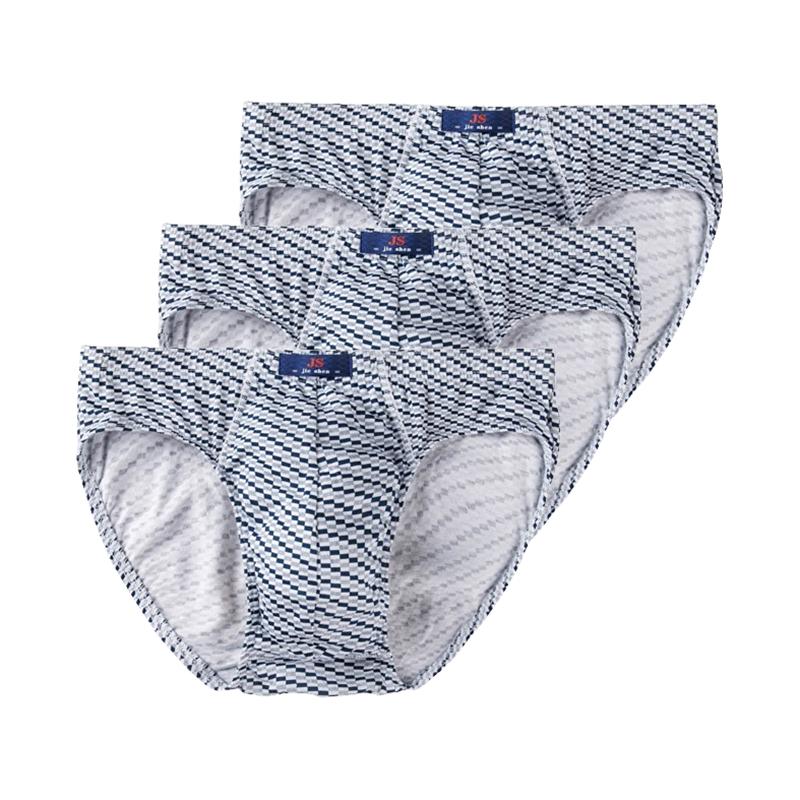 3 ks Pánské spodní prádlo Bavlněné kalhotky Pohodlné slipy Potisk Spodky Chlapecké spodní prádlo Prodyšné kalhotky L XL 2XL 3XL 4XL 5XL