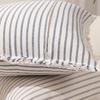 New Polycotton Striped Edge Pillowcase Geometric Striped Pillowcase Without Core Multiple Sizes