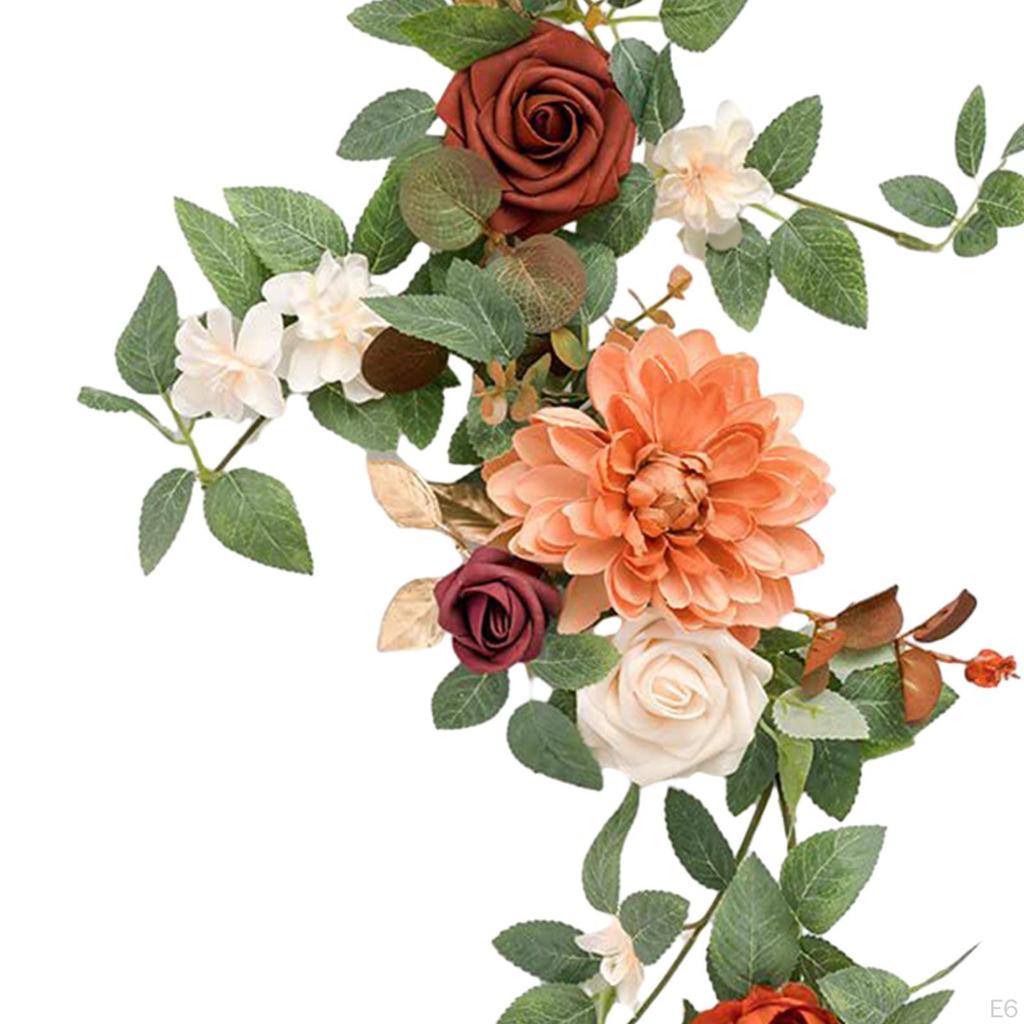 Silk Flower Swag for Elegant Wedding Display