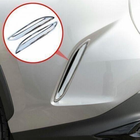 For Lexus NX 250 350h 450h+ 2022-2024 Chrome Rear Fog Light Eyelid Molding Trim