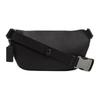 Coach Elias 29 Estampa de Assinatura Fechamento com Zíper Lona Revestida Bolsa de Cintura Grande Bolsa de Cintura Masculina Preto CZ400-QBMI5