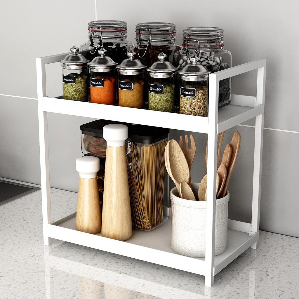 Multi-Purpose Kitchen and Bathroom Storage Rack for Spices & Cosmetics