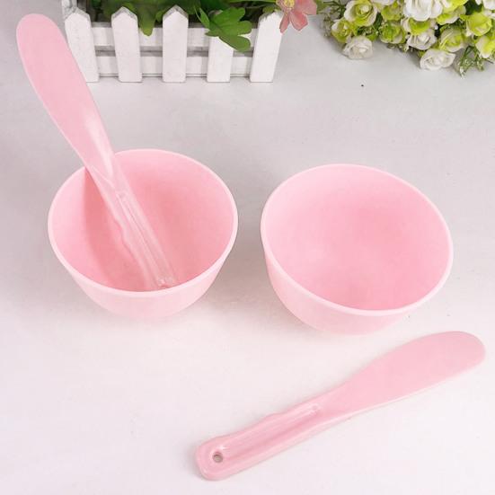 2Pcs Silicone Facial Mud Mixing Bowl with Sticks Women DIY Face Clay Stirring Bowl Professional Home Salon Beauty Skincare Mixing Tool Kit
