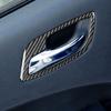 Carbon Fiber Inner Door Handle Bowl Cover Trim 4 Pcs for Dodge Charger 2015-20
