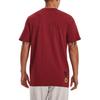 Men's Under Armour T-Shirts Men's Red Crew Neck Moderate Straight Fit