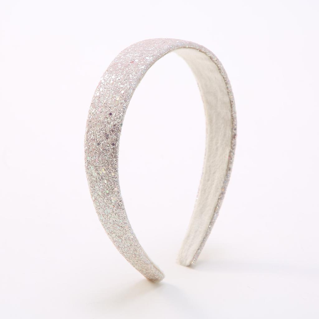 Glitzernde Stirnbänder für Kinder, Haarschmuck für kleine Mädchen, Süßes Stirnband für Kinder, Dickes Glitzer-Kinderhaarband