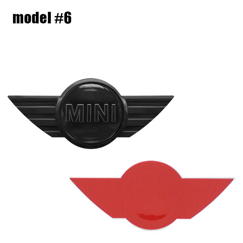 

3D ABS Car Front Grille Badge Emblem For MINI Cooper One R50 R52 R53 R56 R60 F55 F56 R58 R59 JCW Front Cover Badge Accessories 119mmX50mm