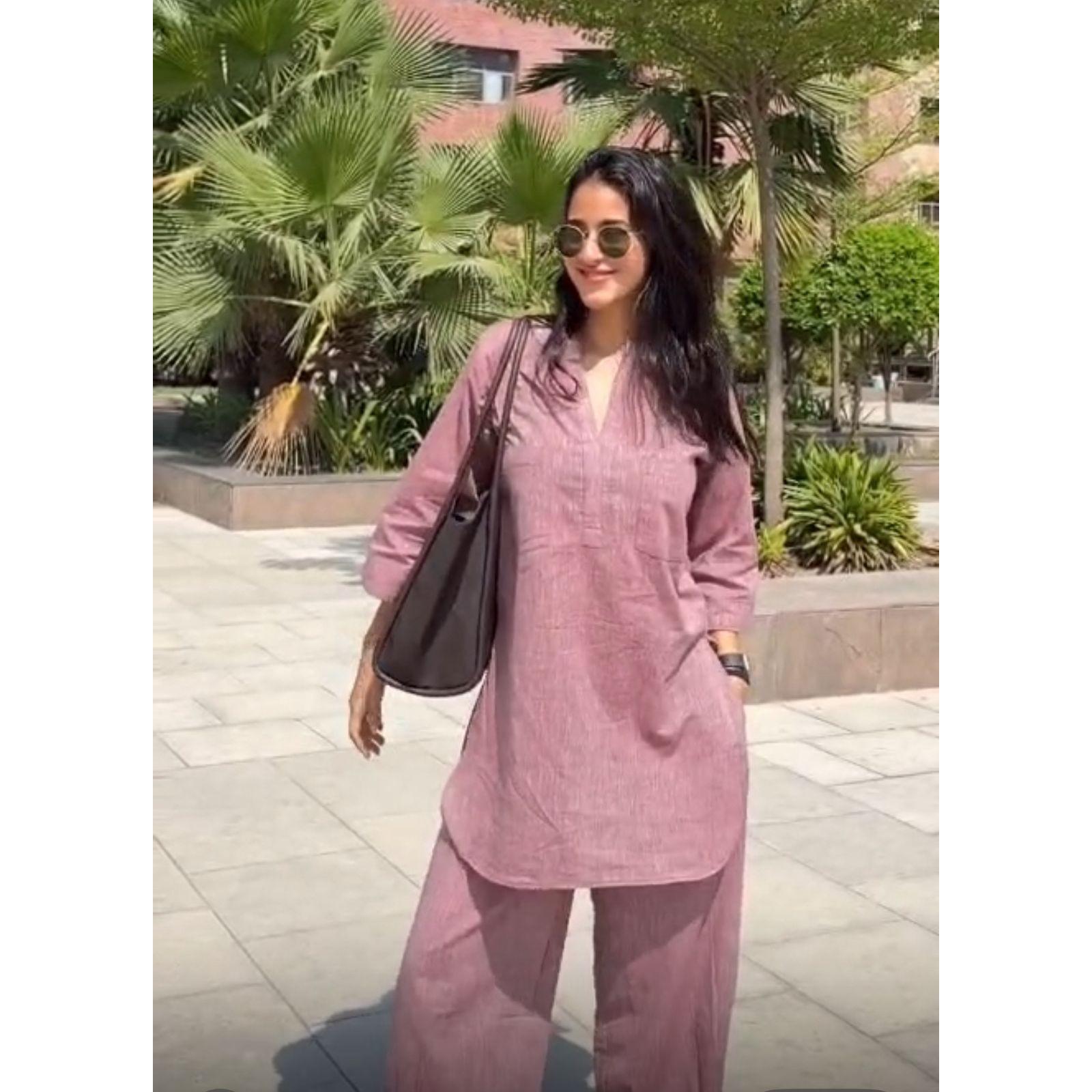 Women s Party Wear Top Kurta Pant Set Indian Bollywood Designer Kurti Set Dress L-40