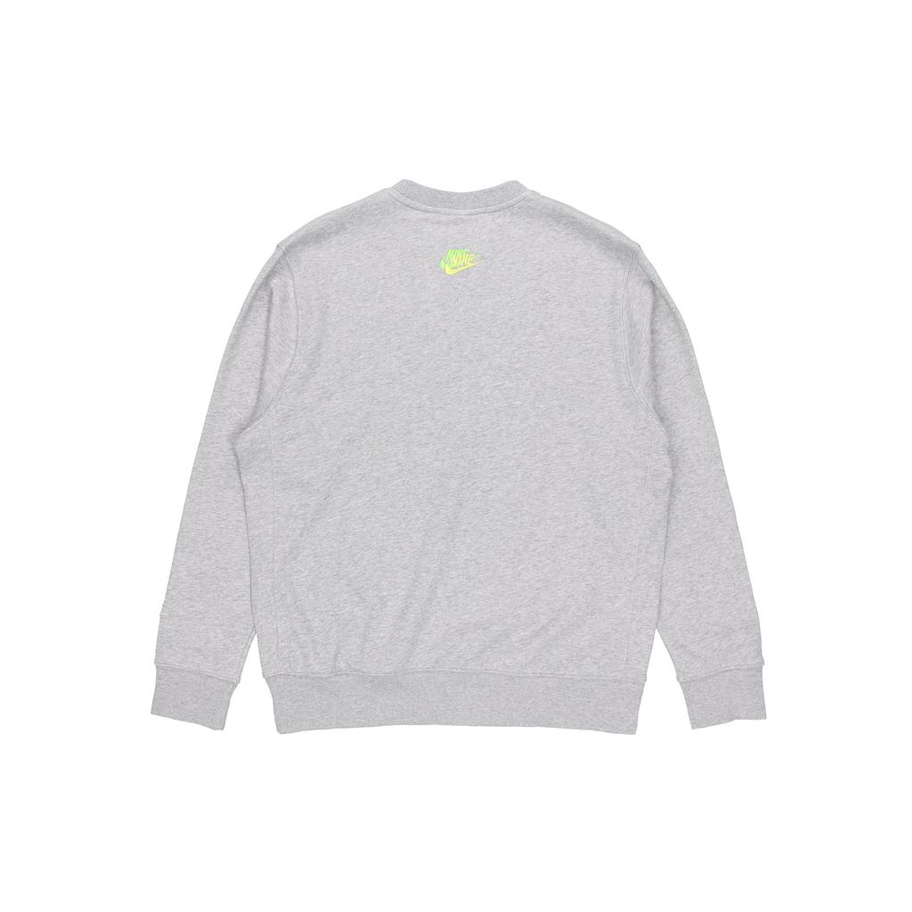 Pull à col rond pour homme Nike Couleurs Contrastées Logo Gris Automne DJ6915-063
