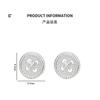 925 Sterling Silver Twist Buckle Stud Earrings for Women Personality Originality Design Sense Korean Earring Fashion Jewelry