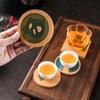 Creative Bamboo Resin Creative Classical Round Square Coasters Placemats Heat Mat Japanese Style Cup Mat Kitchen Home Decoration
