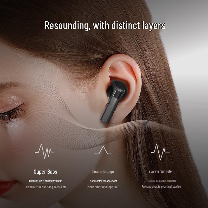 Bach John T6 Smart Noise-Cancelling True Wireless Sport Earbuds