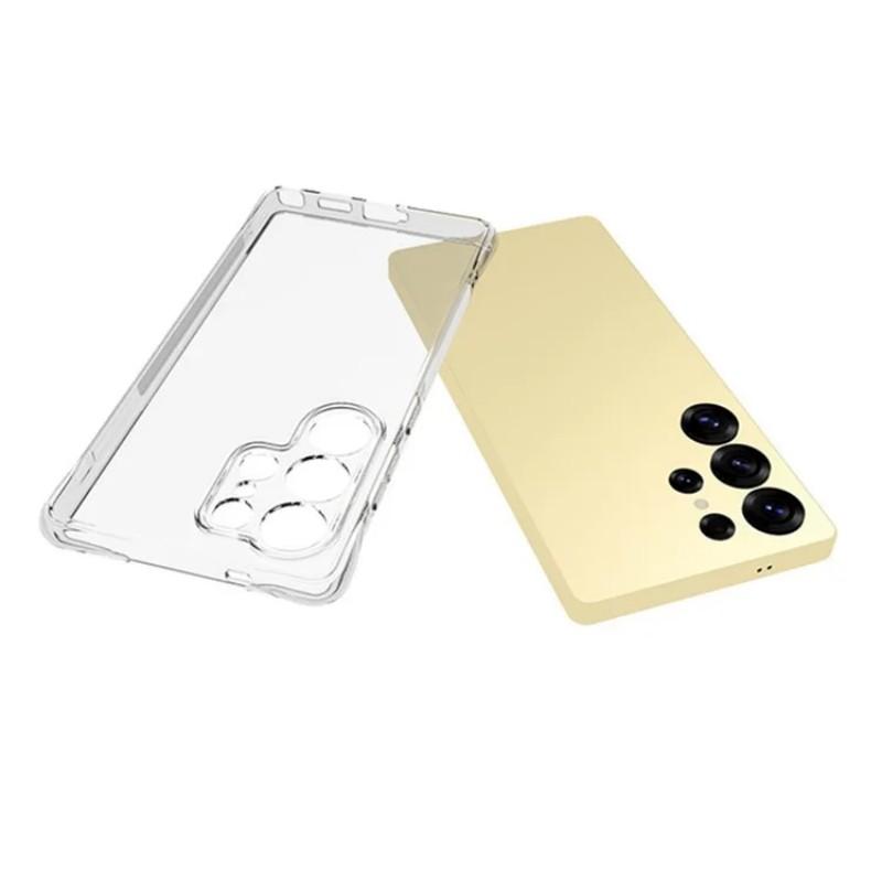 

For Samsung Galaxy S25 Ultra Clear TPU Case WANLONFENG TM Series 2.0mm Phone Back Cover Transparent