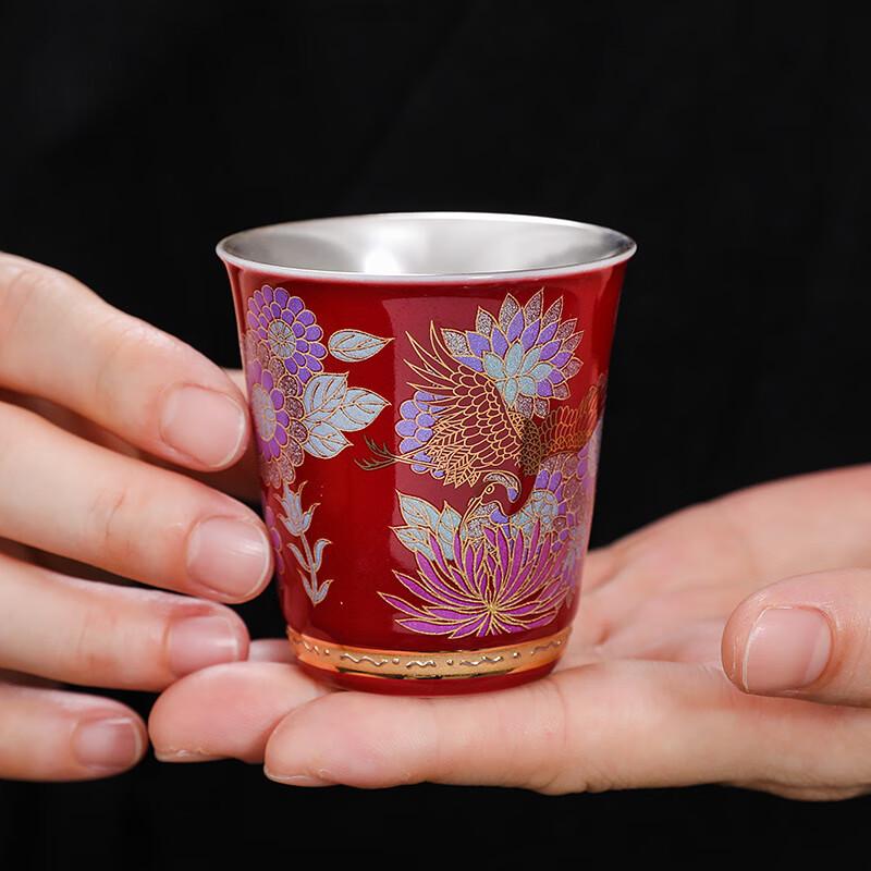 Chaxun Enamel Ceramic Kung Fu Teacup