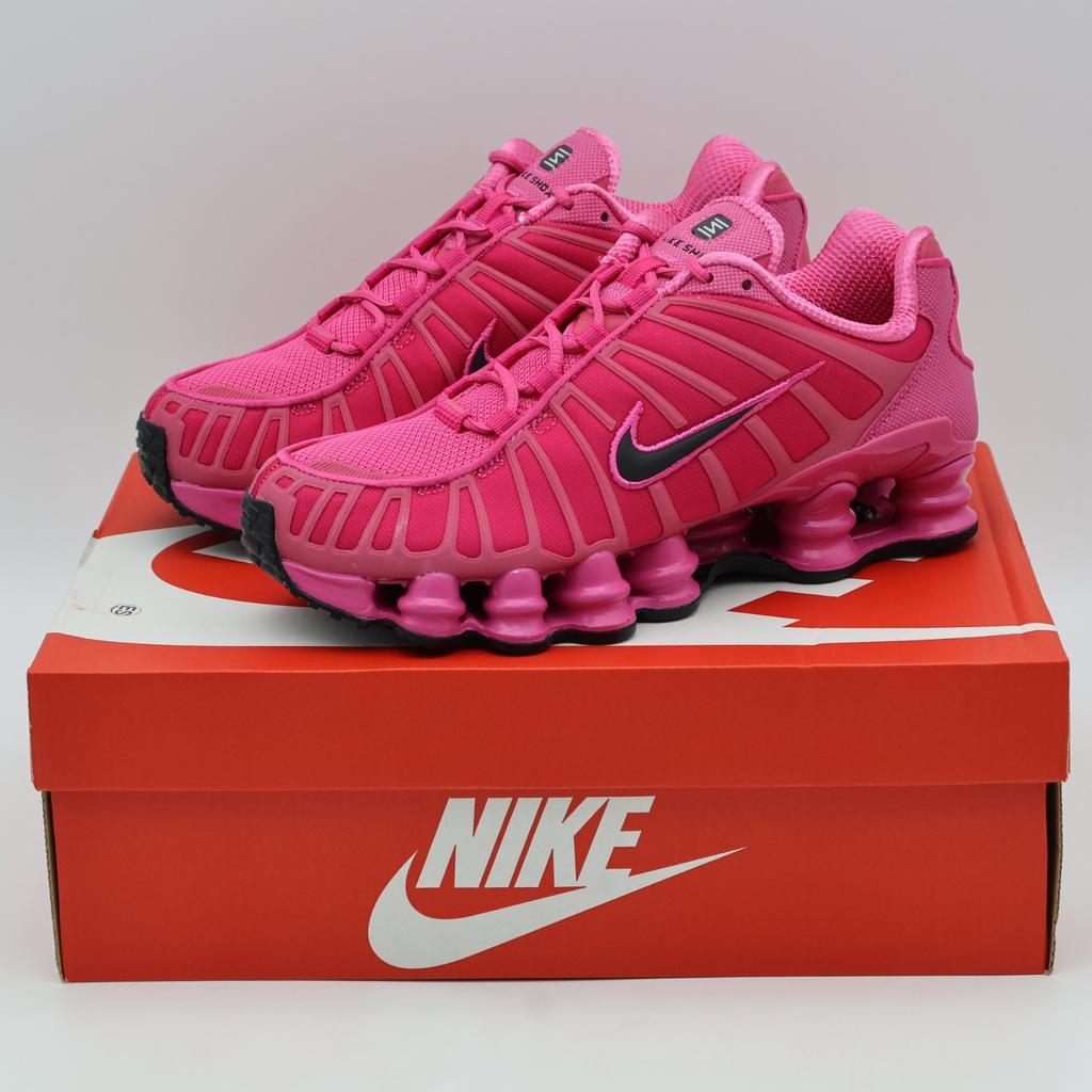 IH1338-600 Nike Shox TL Ökenrosa Svart (Herr)