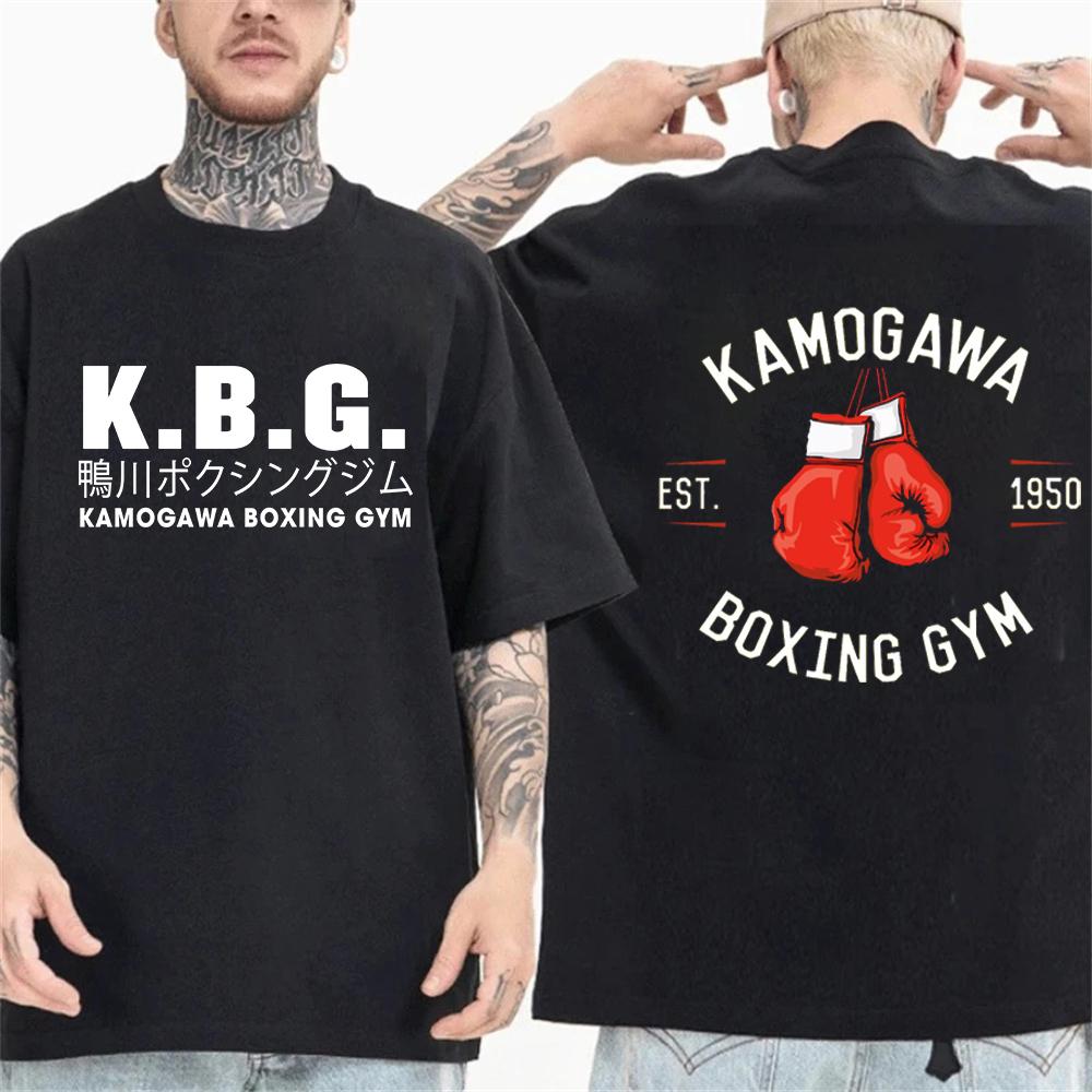 Anime Hajime No Ippo  Printed T Shirt Manga Kamogawa Boxing Tops Men Women TShirts Classic Sweatshirt Summer Tshirt