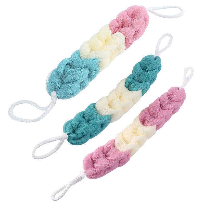 Durable Thickened Bath Ball & Back Scrubber Towel Set for Adults
