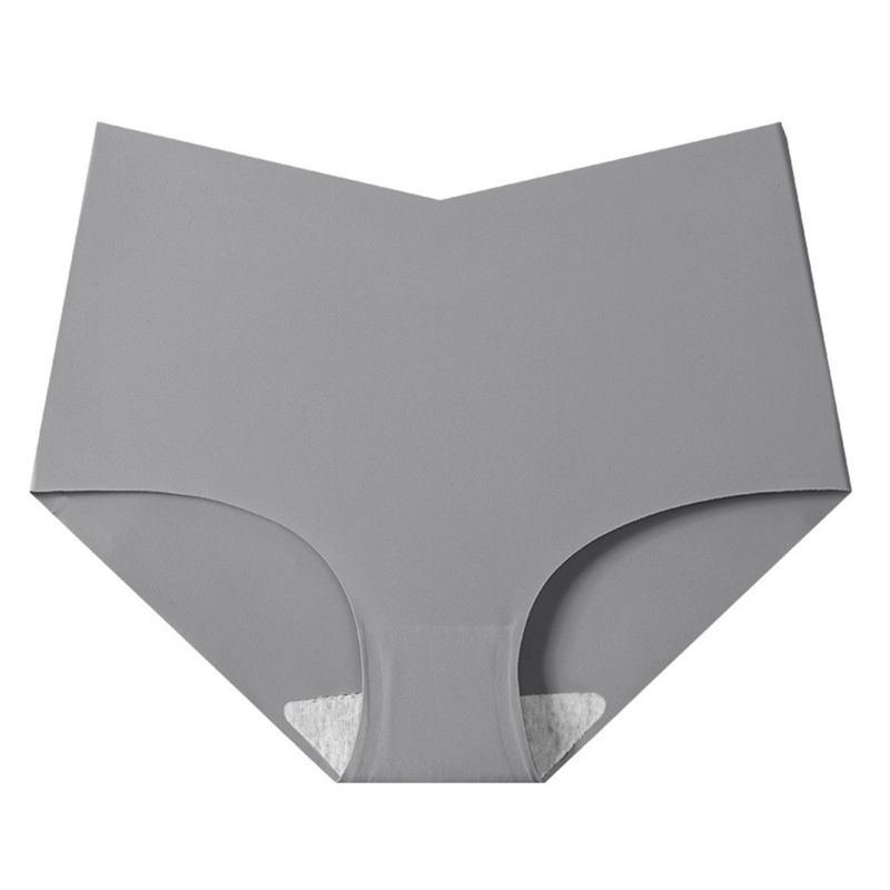 Women Solid Color Comfortable Antibacterial Briefs
