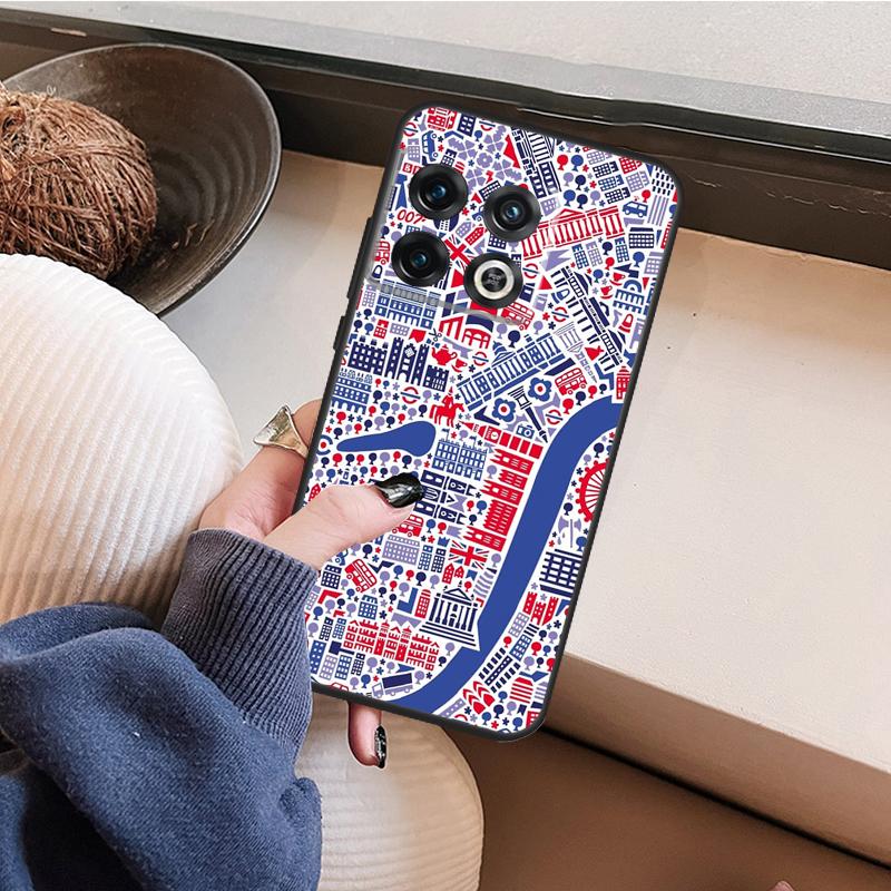London British Union Jack For OnePlus 15 13 12 11 12R 10R 13R 15R 10T 8T Case For OnePlus Nord 5 CE 2 3 4 Lite N20 N30