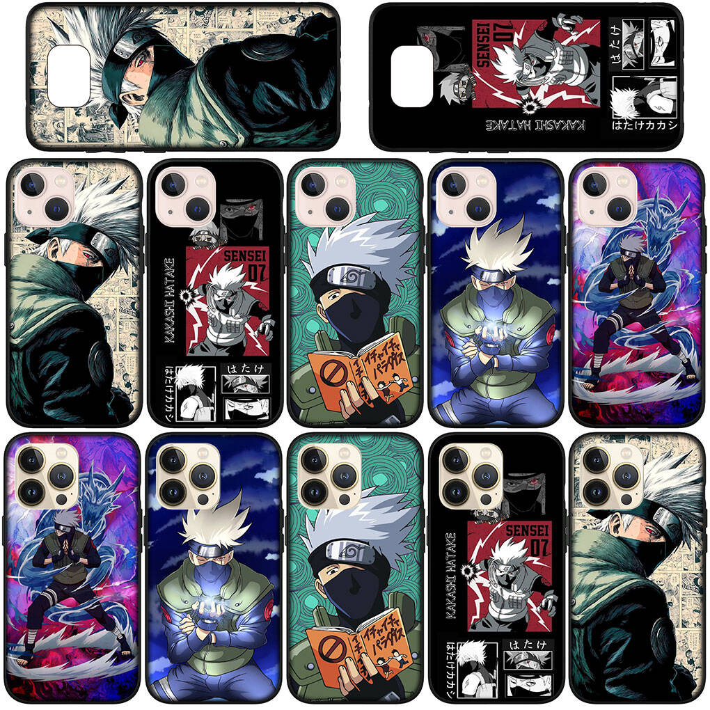 Etui na telefon do iPhone 17 15 16 Plus Redmi Note 14 12 11 13 Pro Max Huawei P30 P20 Lite OPPO A60 A40 A80 A38 A54 Kakashi Hatake Silikonowe Pokrowiec Naruto