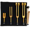 Colorful Tuning Fork Set Aluminum Tuning Forks Healing Therapeutic Musical Instrument Percussion