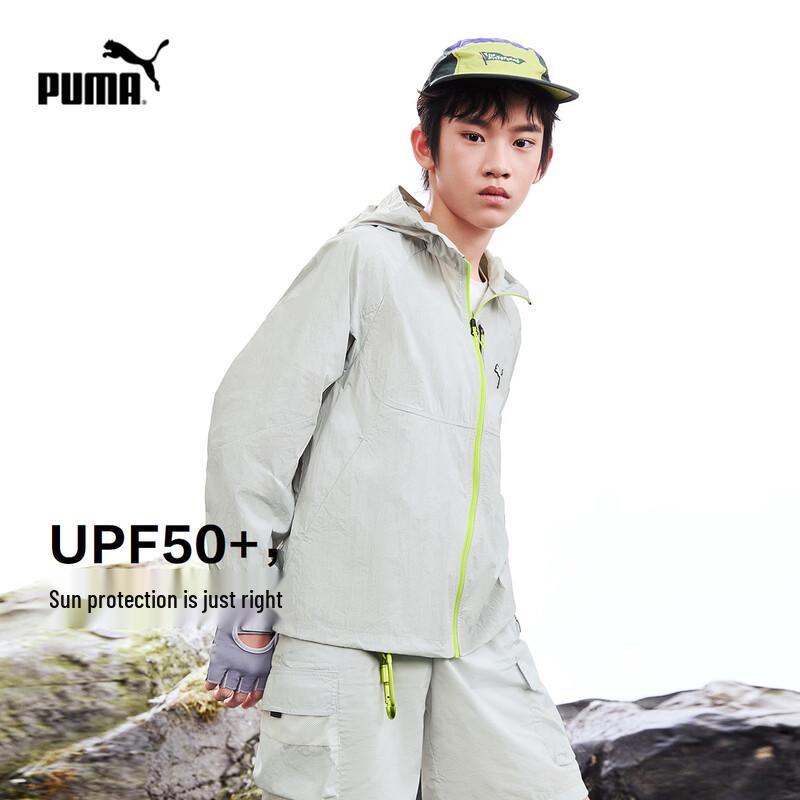 

Парка с капюшоном PUMA для мальчиков, летняя, тканая, 2026 150