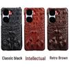 iQOO Neo6 Cowhide Crocodile Skull Leather Phone Case - High-End Protective Cover for Neo6SE