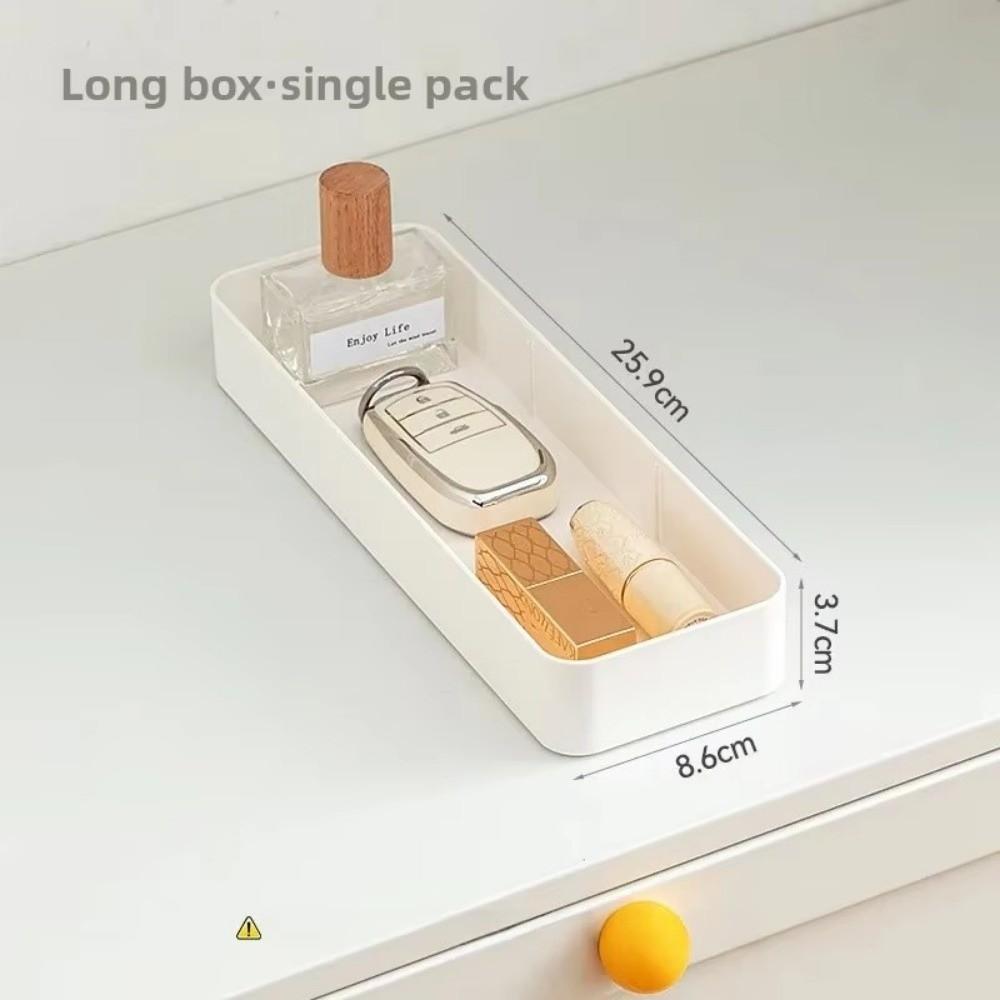 Opakovaně použitelný kosmetický úložný box přenosný držák na klíče luxusní podnos šperkovnice vstupní hala
