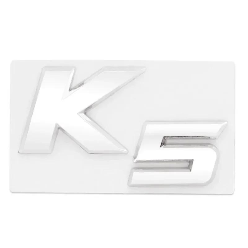 3D Metal K2 K3 K4 K5 KX7 Letters Rear Boot Trunk Emblem Badge Sticker For Car Styling Accessories