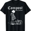 Compost Your Enemies T-Shirt - Compost Your Enemies T-shirt - Unisex-Adults - Black - Small - Short Sleeve - T-Shirt - Cartoon Print T-Shirt