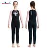 Kids 2.5mm Neoprene Wetsuit Full Body Long Sleeve Snorkeling Swimming Surfing Warmth Protection Girls