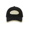 EMIS BEIGE TRIMMING BALL CAP-BLACK