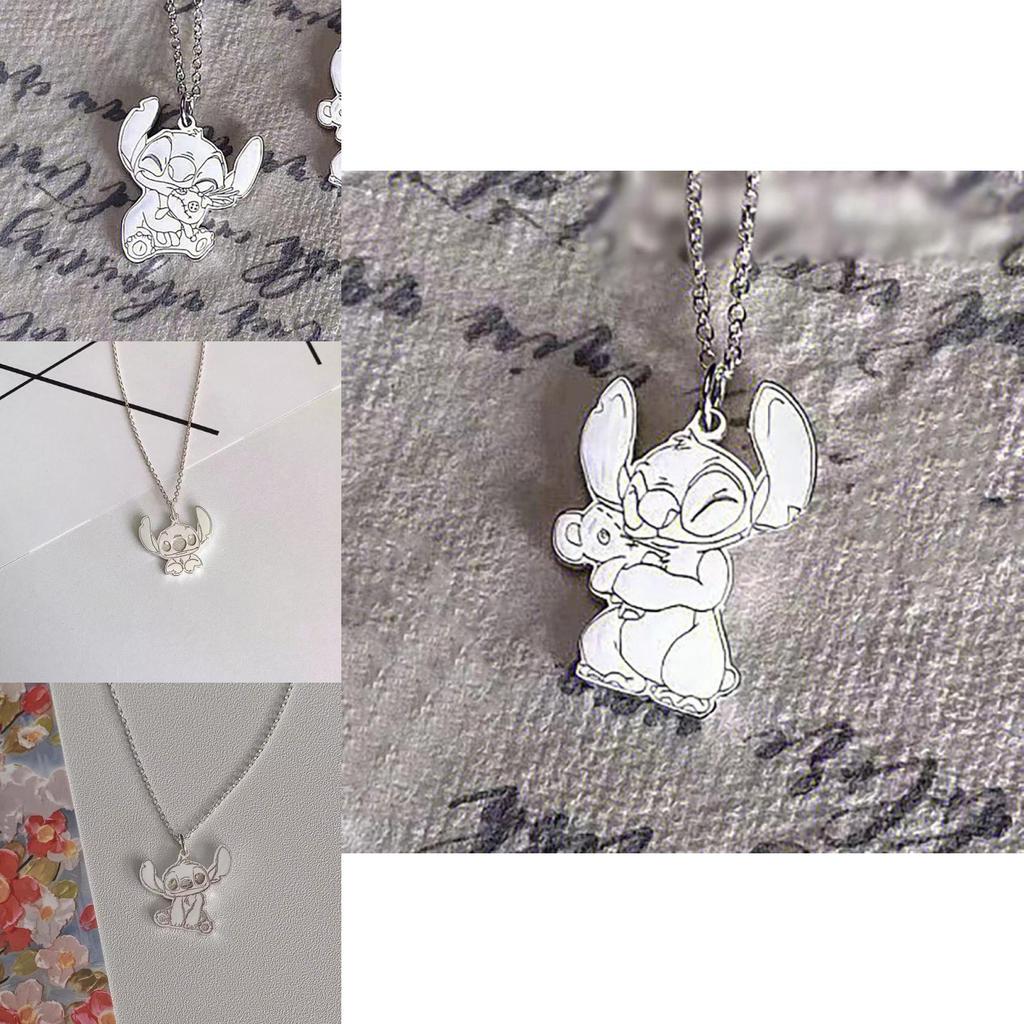 Cute Anime Stitch Pendant Necklace Trendy Fashionable Gift For Girls In 2024