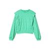 Emerald Series Arrow Print Crewneck Sweatshirt Women Sweatshirt Creeper-Green F11W314201F-GN