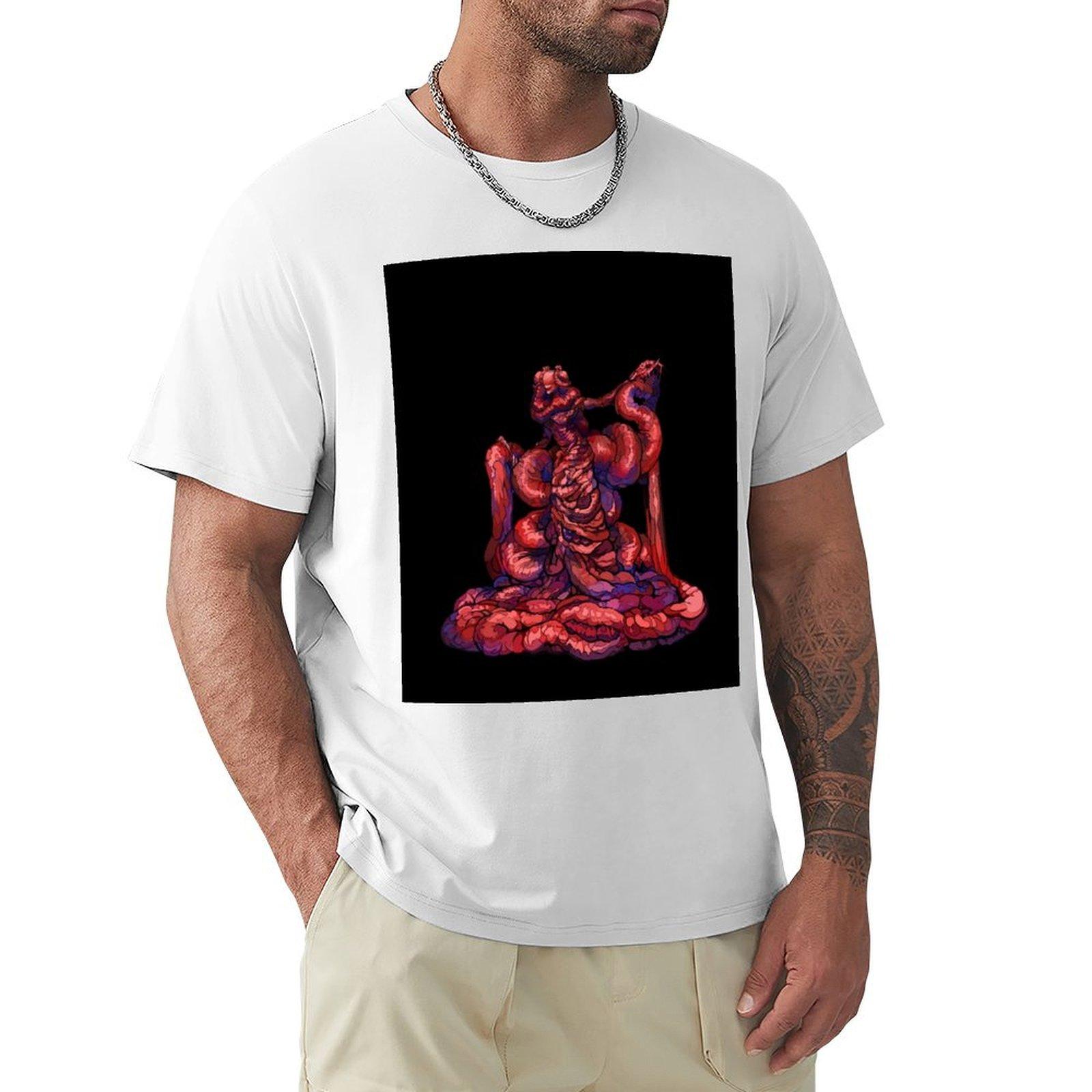GUTGIRL TShirt cotton man tshirts Luxury man custom t shirt heavyweight t shirts for men S