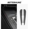 For BMW X5 F15 Made of Alcantara Center Console Gear Shifter Side Trim Strips Performance Stickers Car Interior Accessories