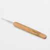 Carbonized Bamboo Handle Crochet Hook for DIY Knitting and Sweaters - Rounded Head