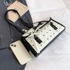 French Bow Shoulder Bag PU Underarm Bag Casual Armpit Bag  Daily