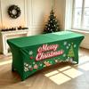 1pcs Christmas Home Decoration Tablecloth Cover Milk Silk Tablecloths Restaurant All Inclusive High Elasticity Table Cloth Mat