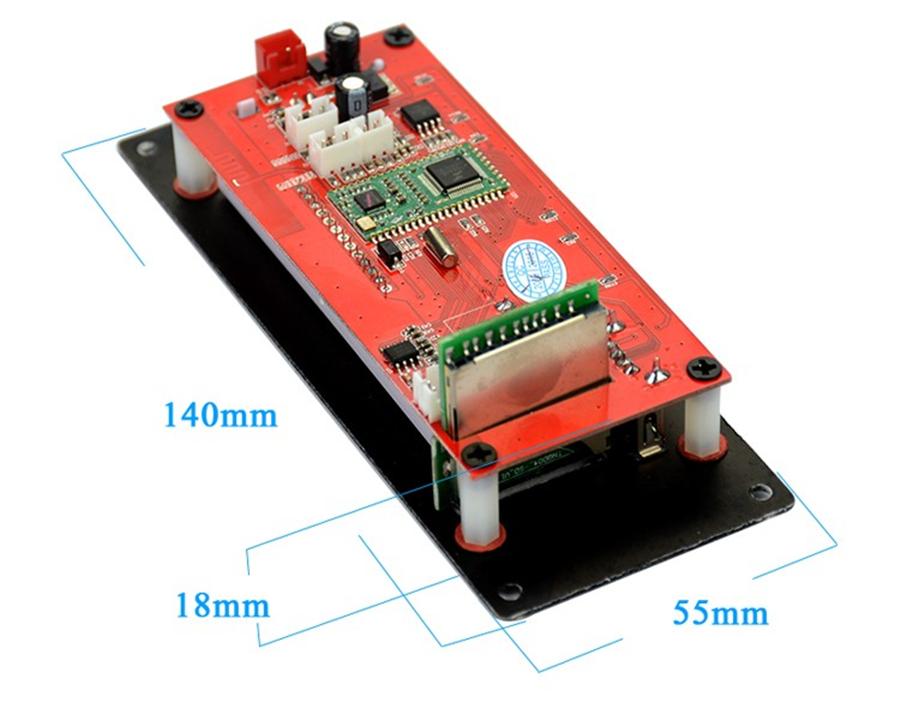 Bluetooth 4.0 Hifi o Accessories Lossless Support U Disk Sd Lcd Display Fm o Decoder Board