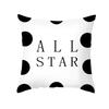 Black Geometric Letter Printed Cushion Cover for Home Living Room Sofa Bedroom Car Office Decoration Pillowcase