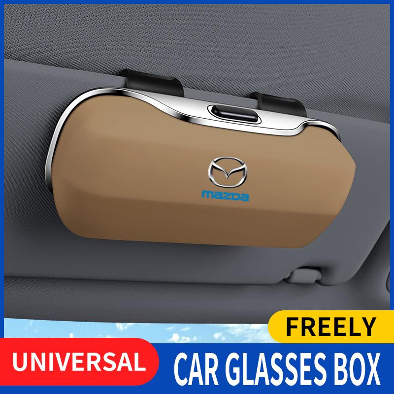 Exclusive for Mazda 3 6 CX5 Cx8 CX9 CX30 CX50 CX70 CX90 RX7 RX9 MX5 MX30 Sunglasses Holder Sun Visor Clip On ABS Eyeglass Case