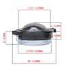25MM 8 Ohm 6W Dome Tweeter with Translucent Silk Membrane, Internal Magnet High-Frequency Bluetooth Speaker Accessory.